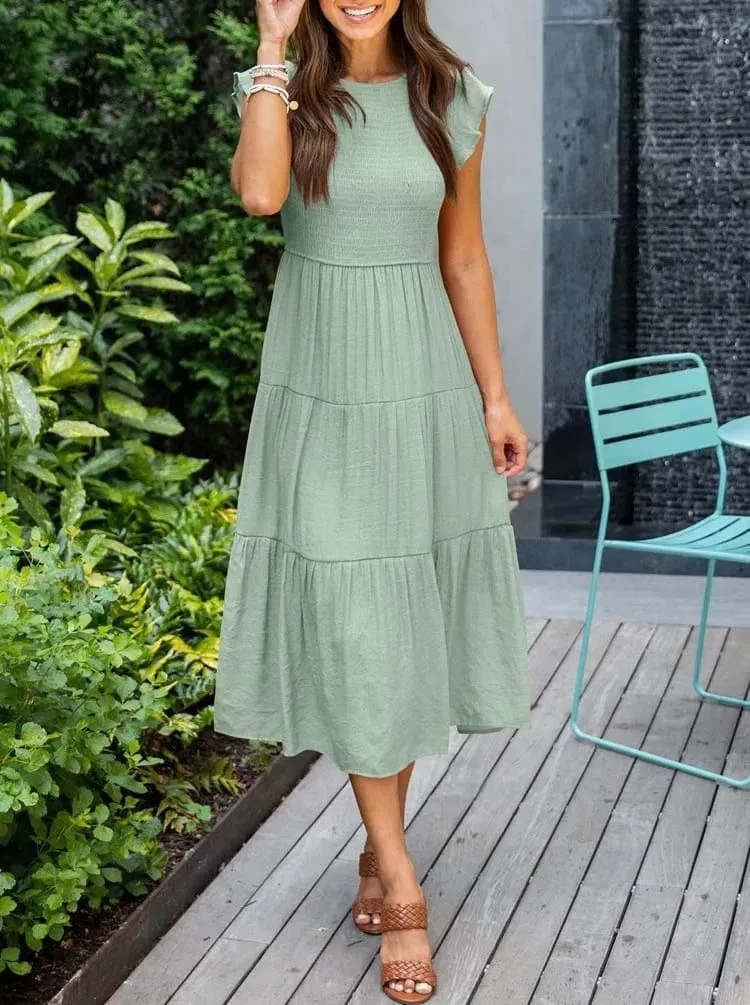 Madeline - Sophisticated Tummy Covering Dress