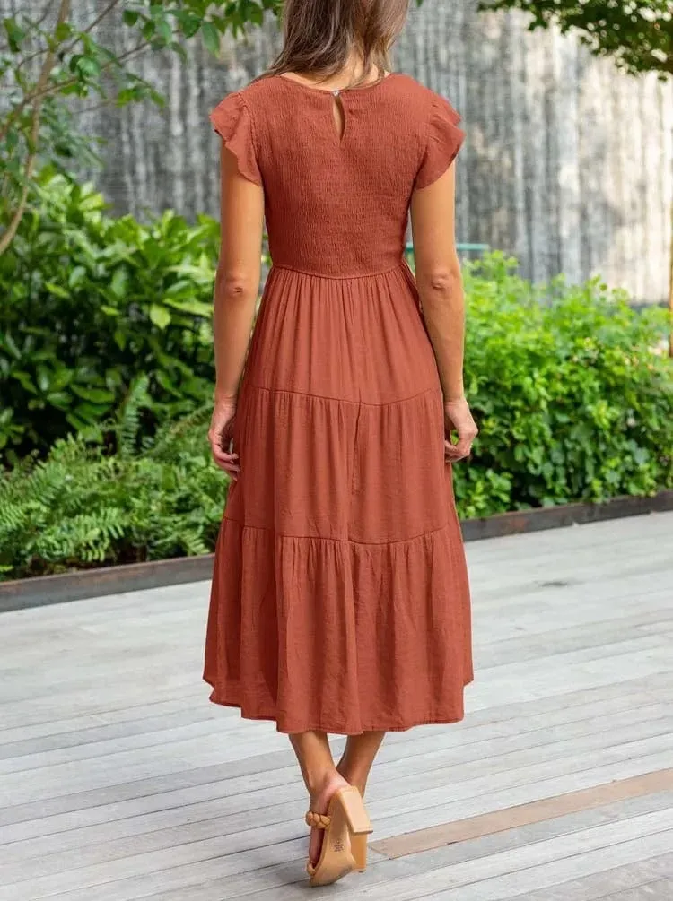Madeline - Sophisticated Tummy Covering Dress