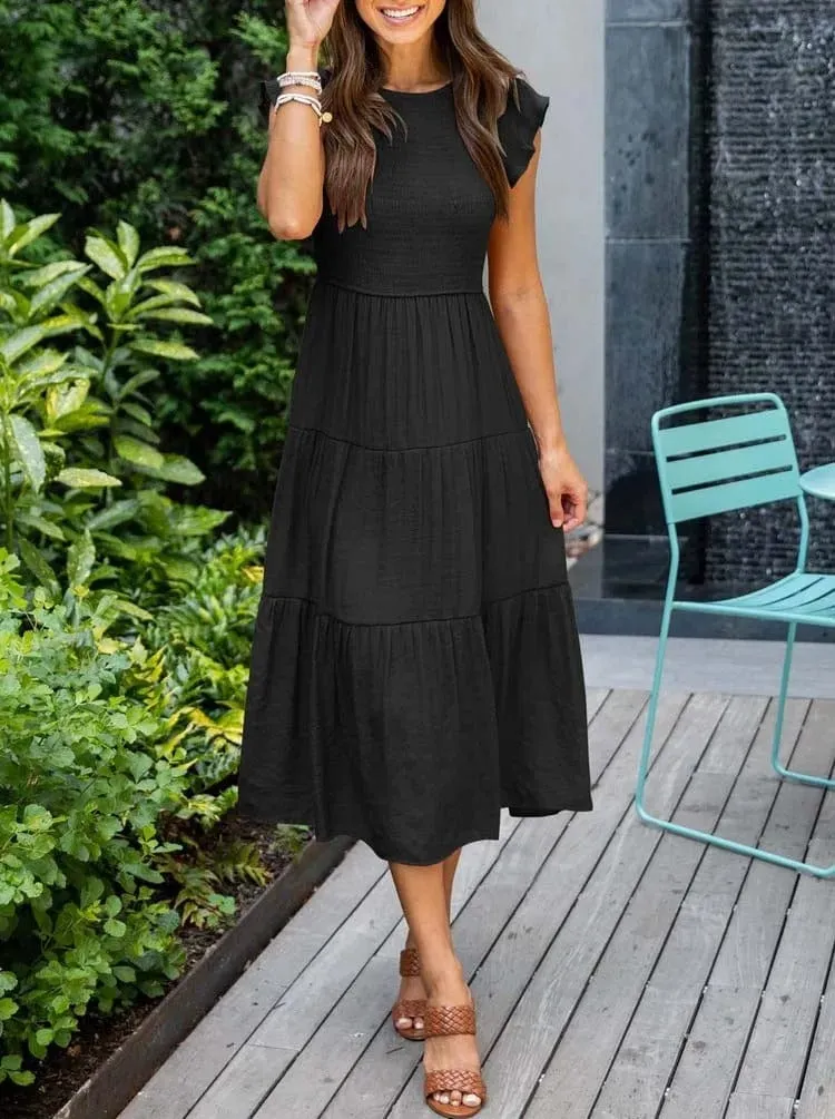 Madeline - Sophisticated Tummy Covering Dress