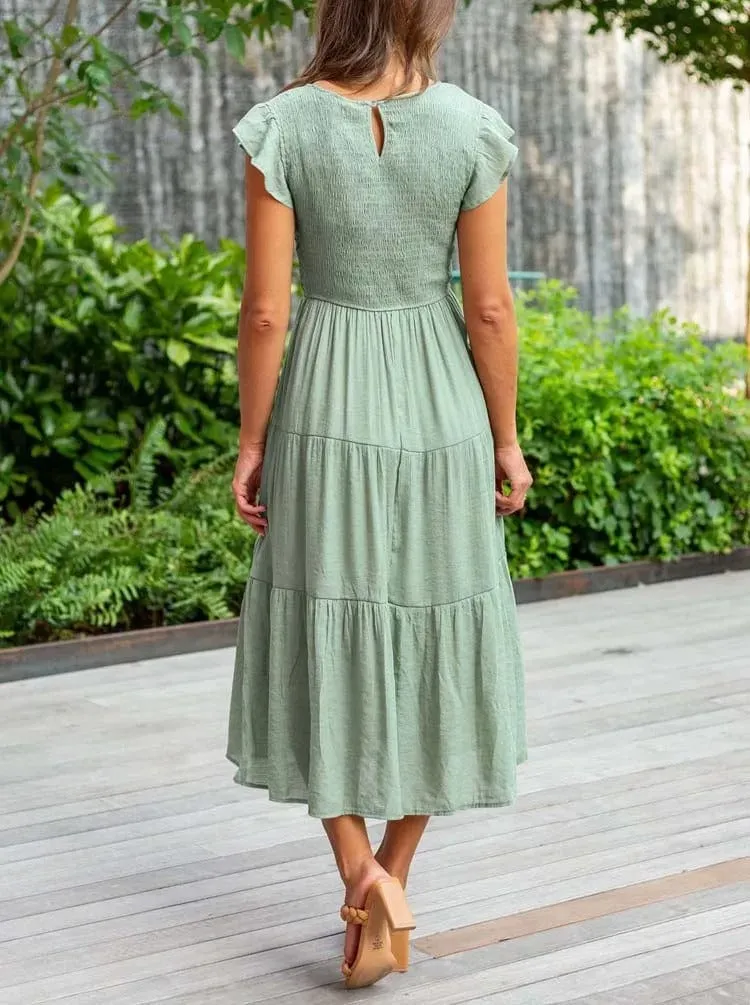 Madeline - Sophisticated Tummy Covering Dress