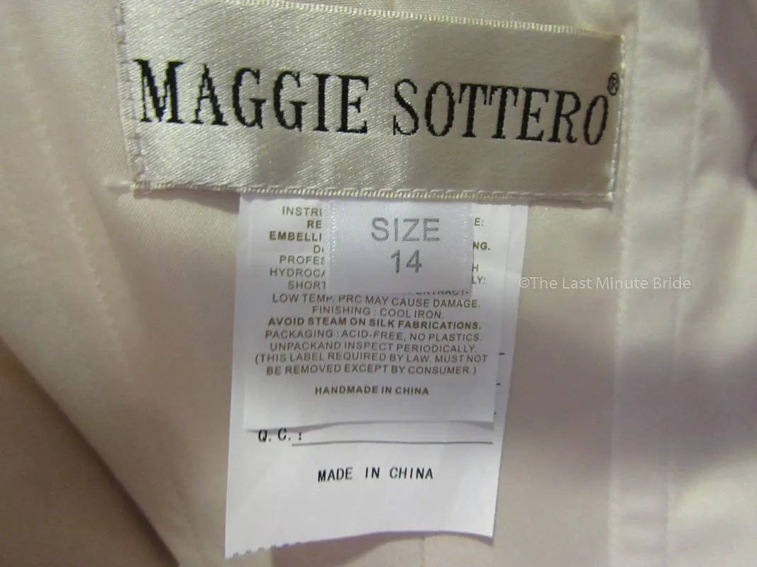 Maggie Sottero Rylie 7MS392 size 14