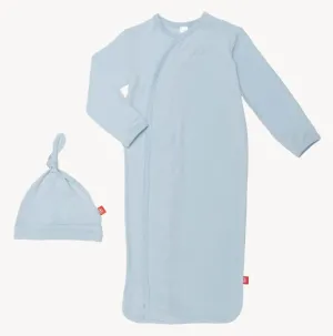 Magnetic Me Baby Blue Gown & Hat Set