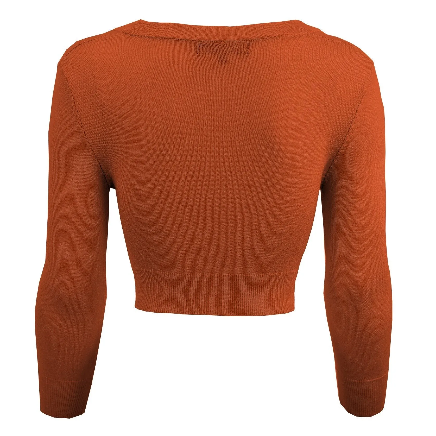 MAK Cropped Cardigan Dusty Orange