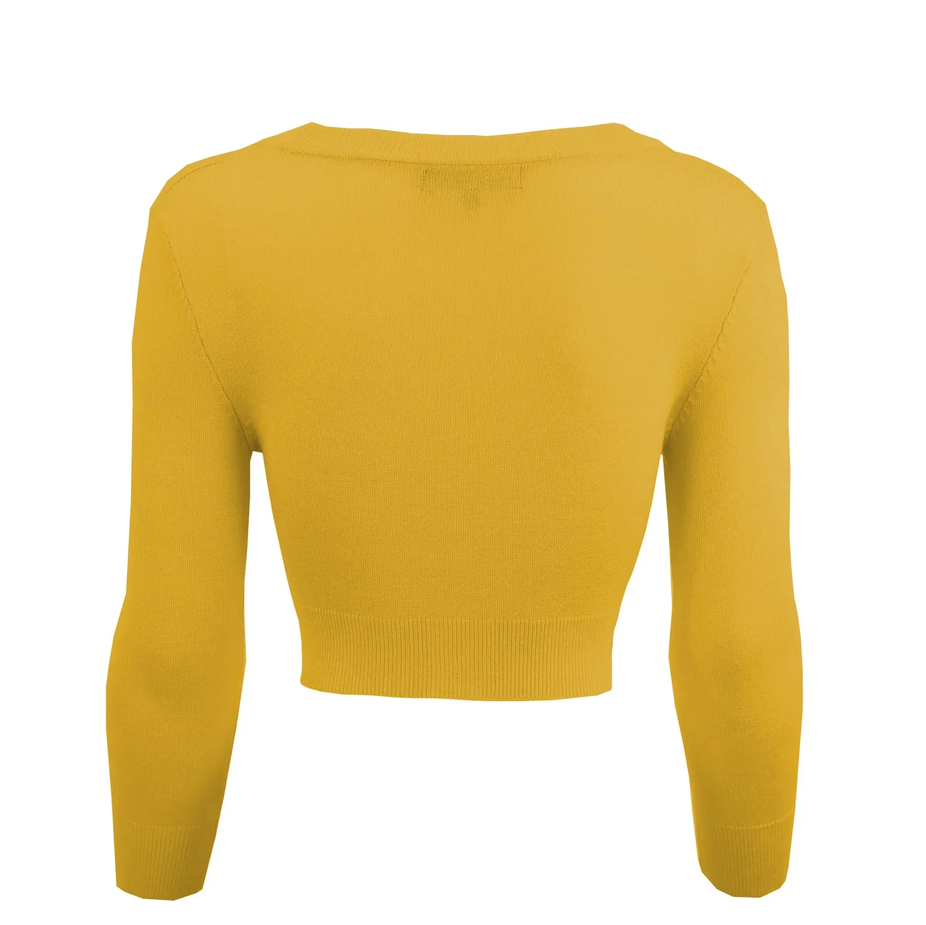 MAK Cropped Cardigan Honey