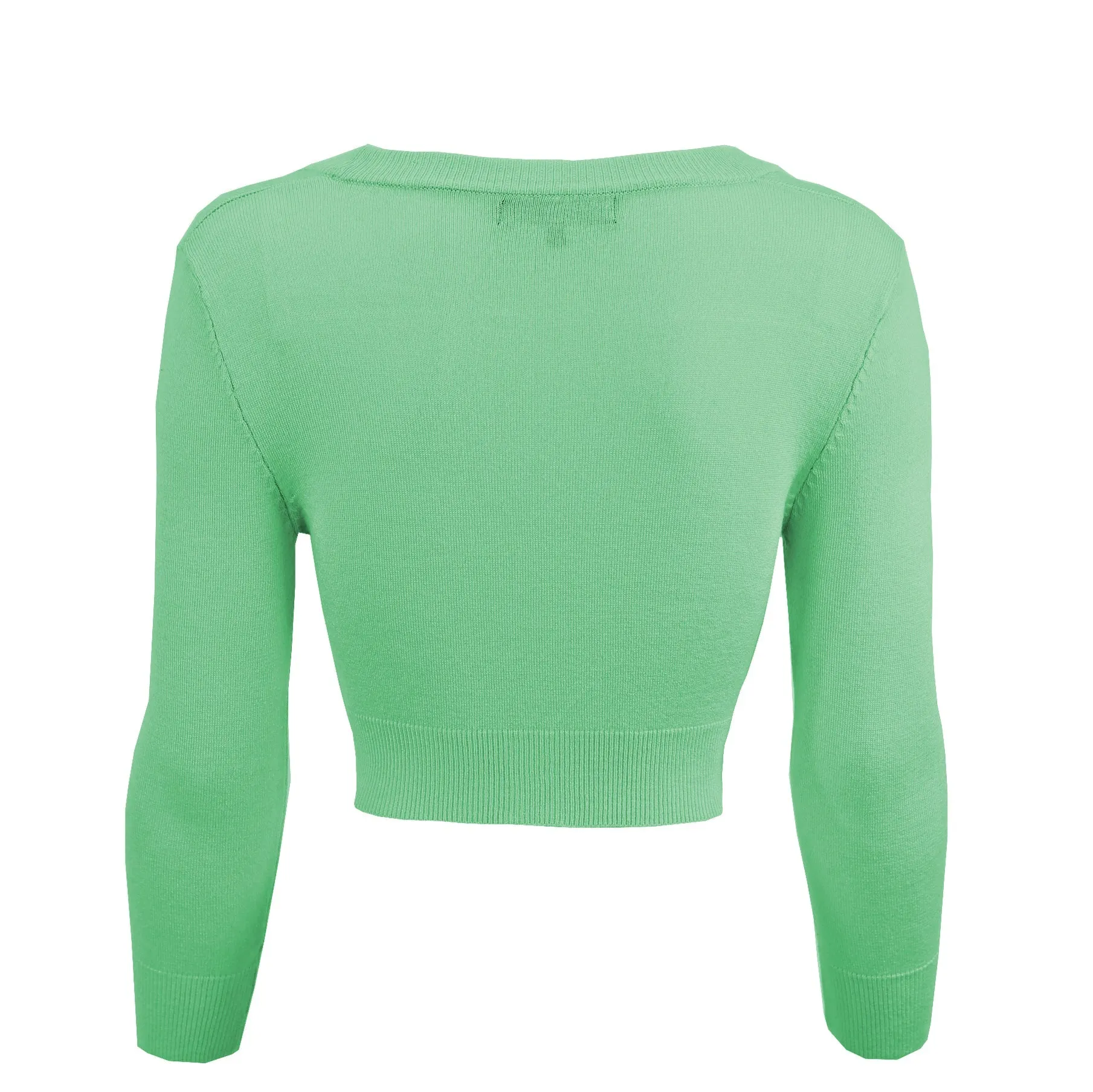 MAK Cropped Cardigan Opal