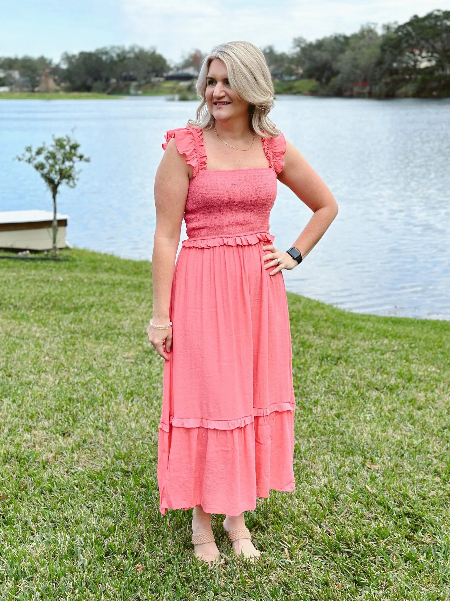 Make Me Blush Pink Dress
