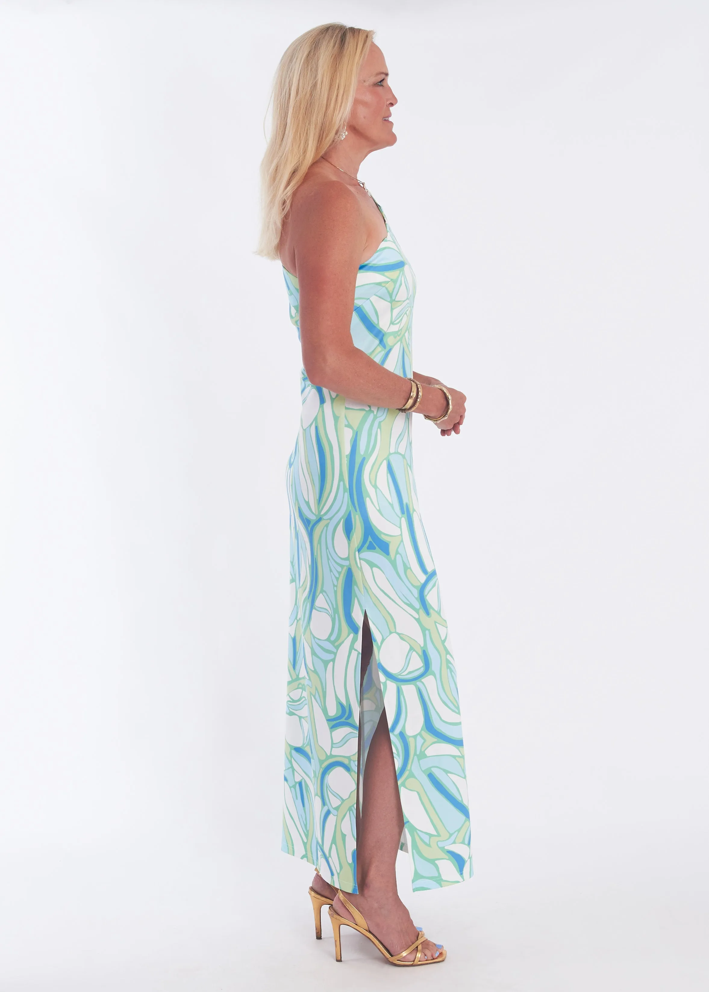 Mallorca Dress (Long) - Mambo Sea Mist