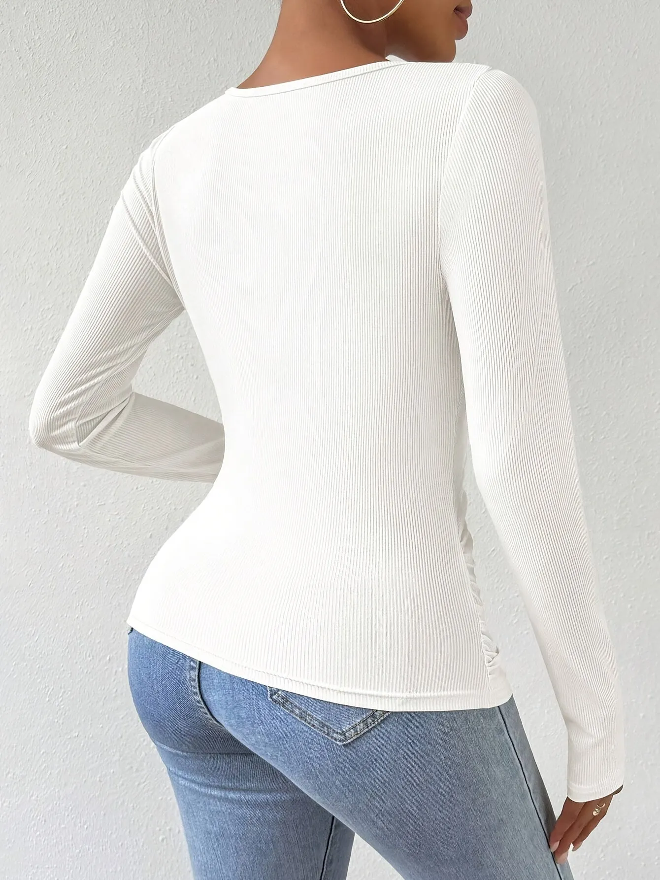 Mariana® | Draped Top With Collar