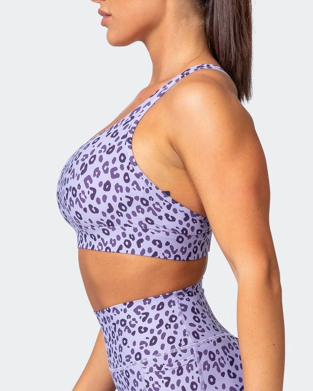 Max Rep Bra - Purple Leopard