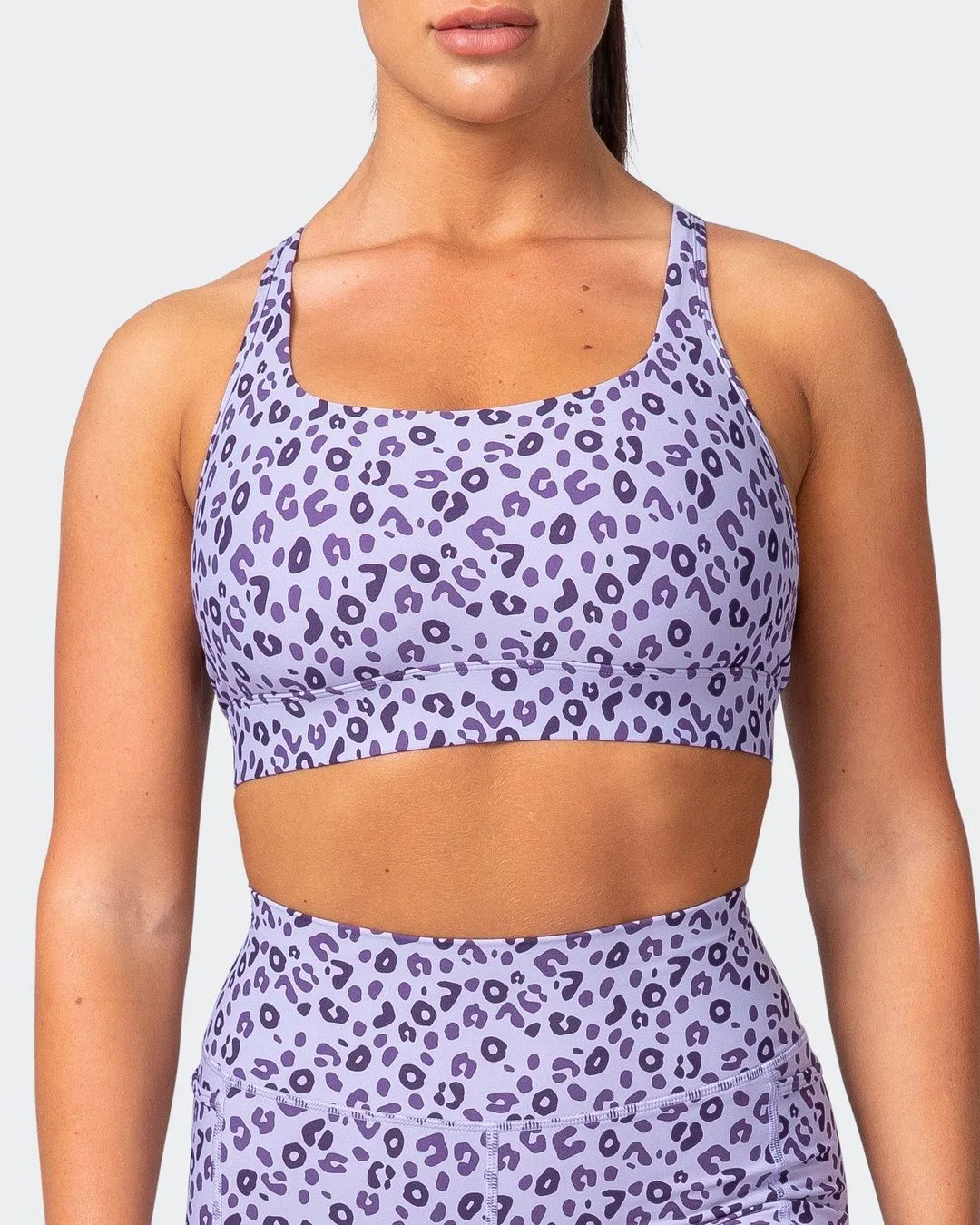 Max Rep Bra - Purple Leopard