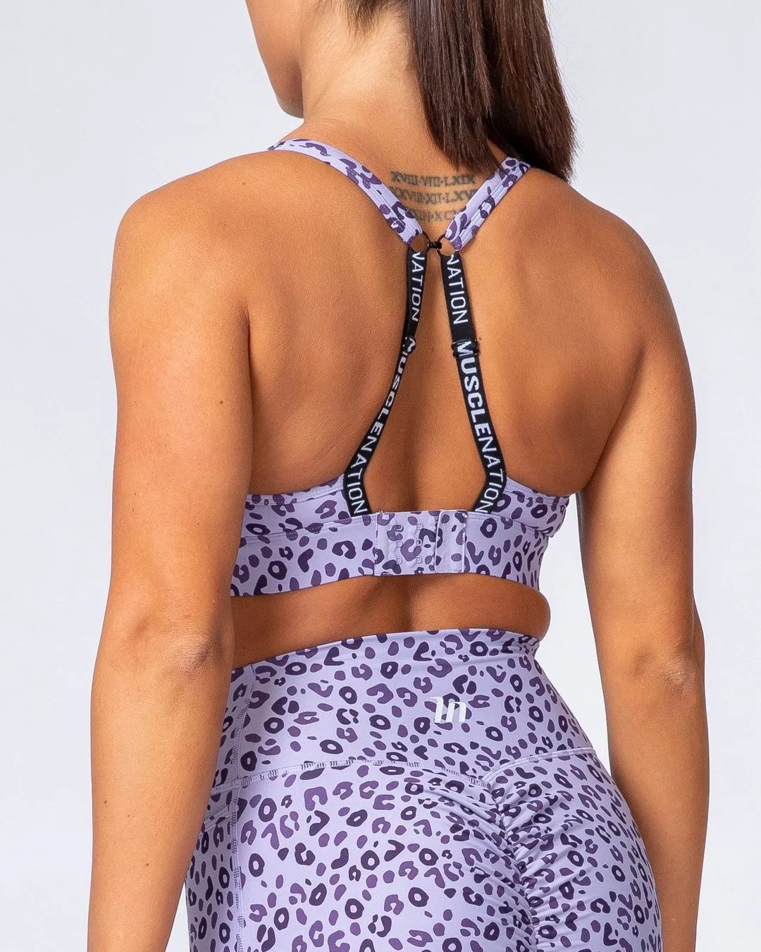 Max Rep Bra - Purple Leopard