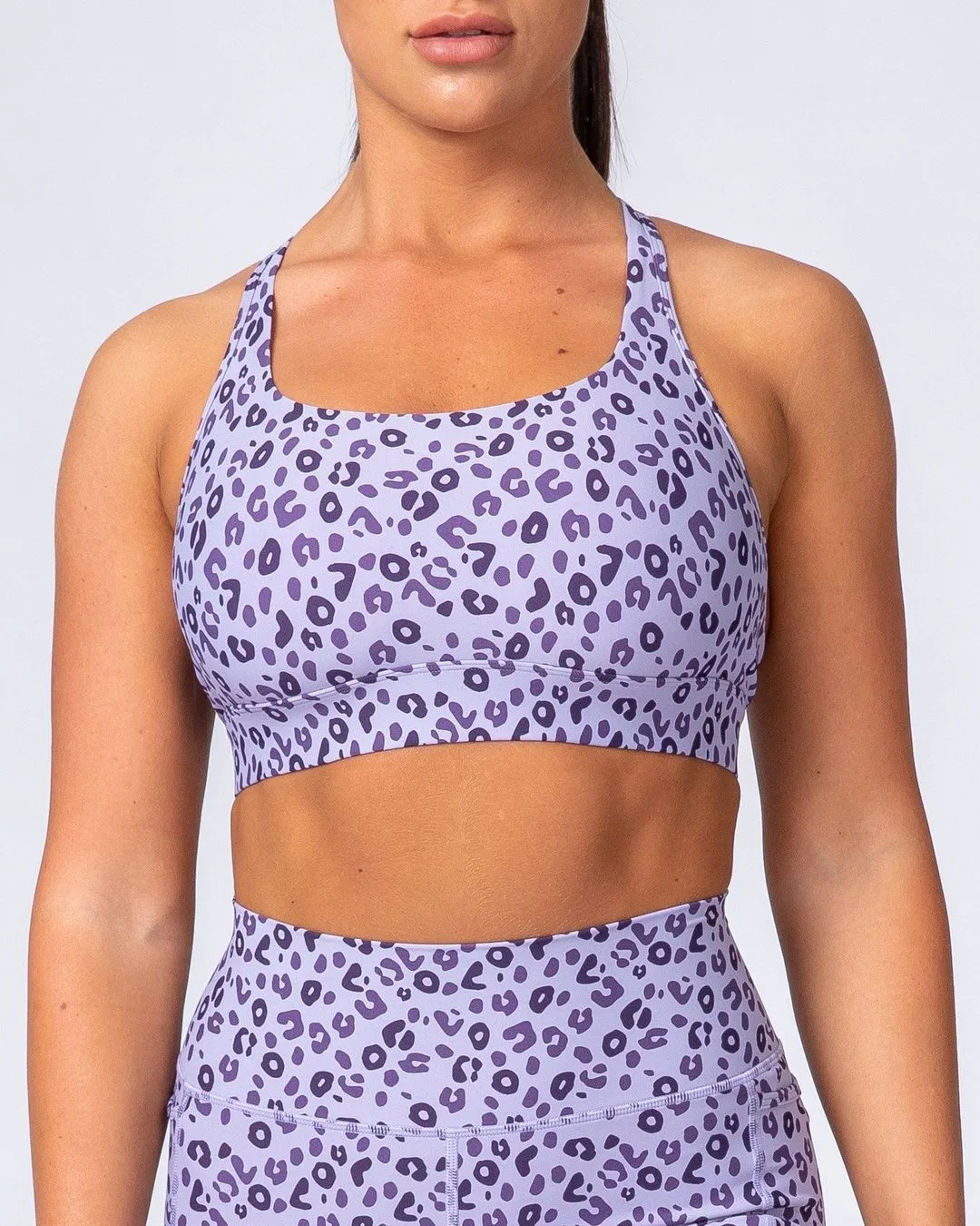 Max Rep Bra - Purple Leopard