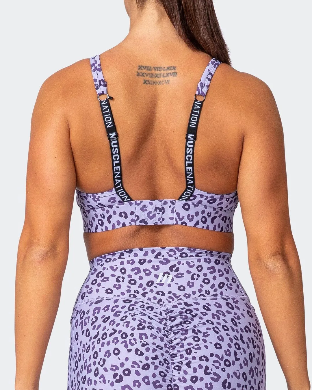 Max Rep Bra - Purple Leopard