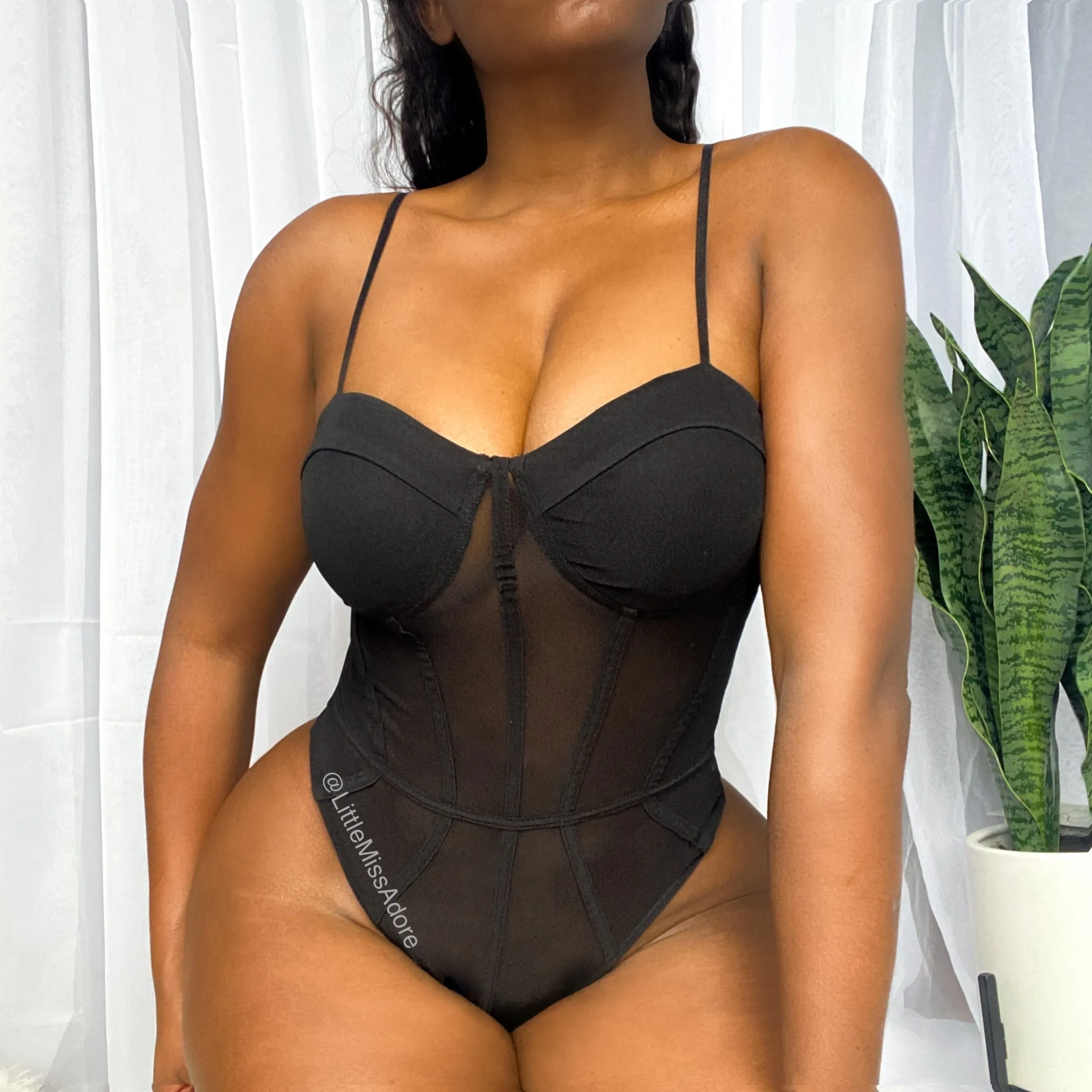 ME ON TOP THONG | BODYSUIT