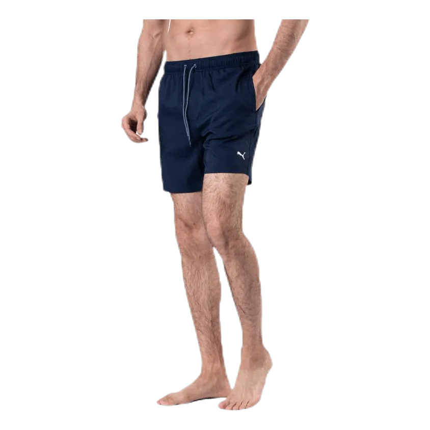 Medium Length Swim Shorts Blue