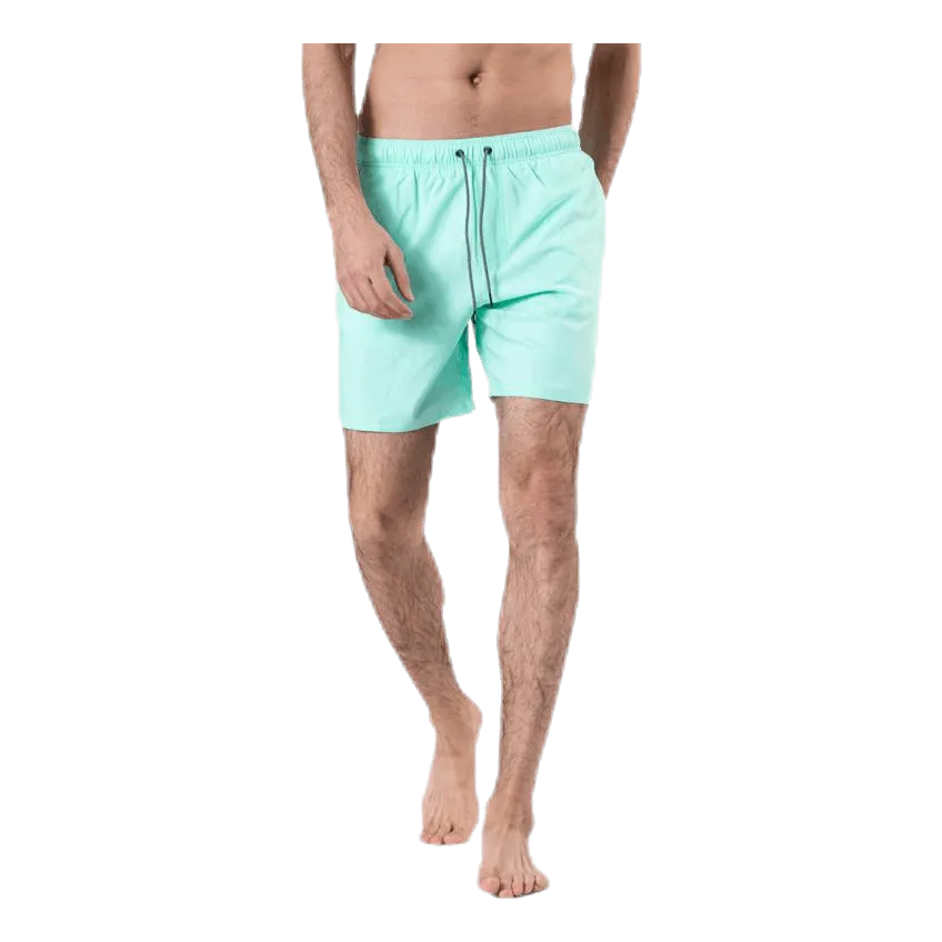 Medium Length Swim Shorts Green
