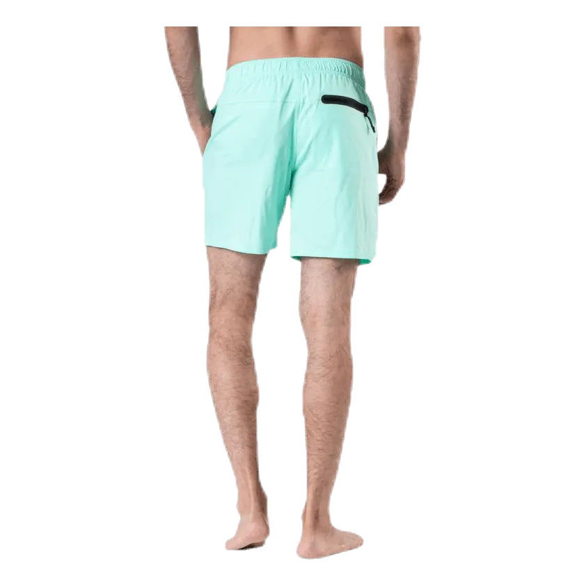 Medium Length Swim Shorts Green