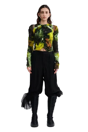 MELTING BLOOM GATHERED DELILAH TOP