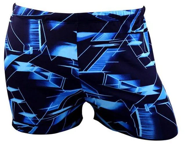 Men Male Elastic Printed Pattern Swim Pool Sport Swimming Bathing Suit Swimwear Boxer Shorts Beach Trunks Briefs Swimsuit Wear