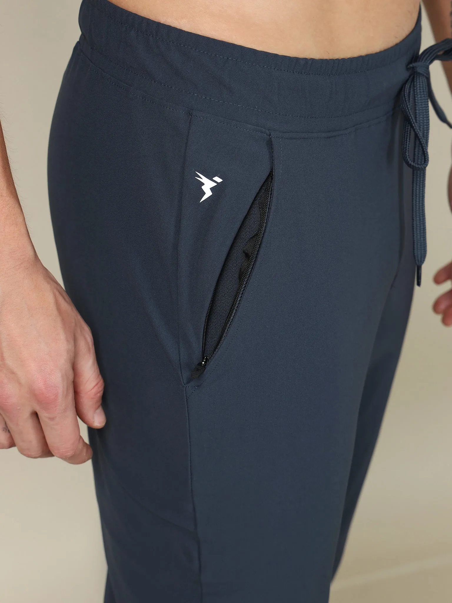 Men Solid Relax Fit Trackpants with DURACOOL 