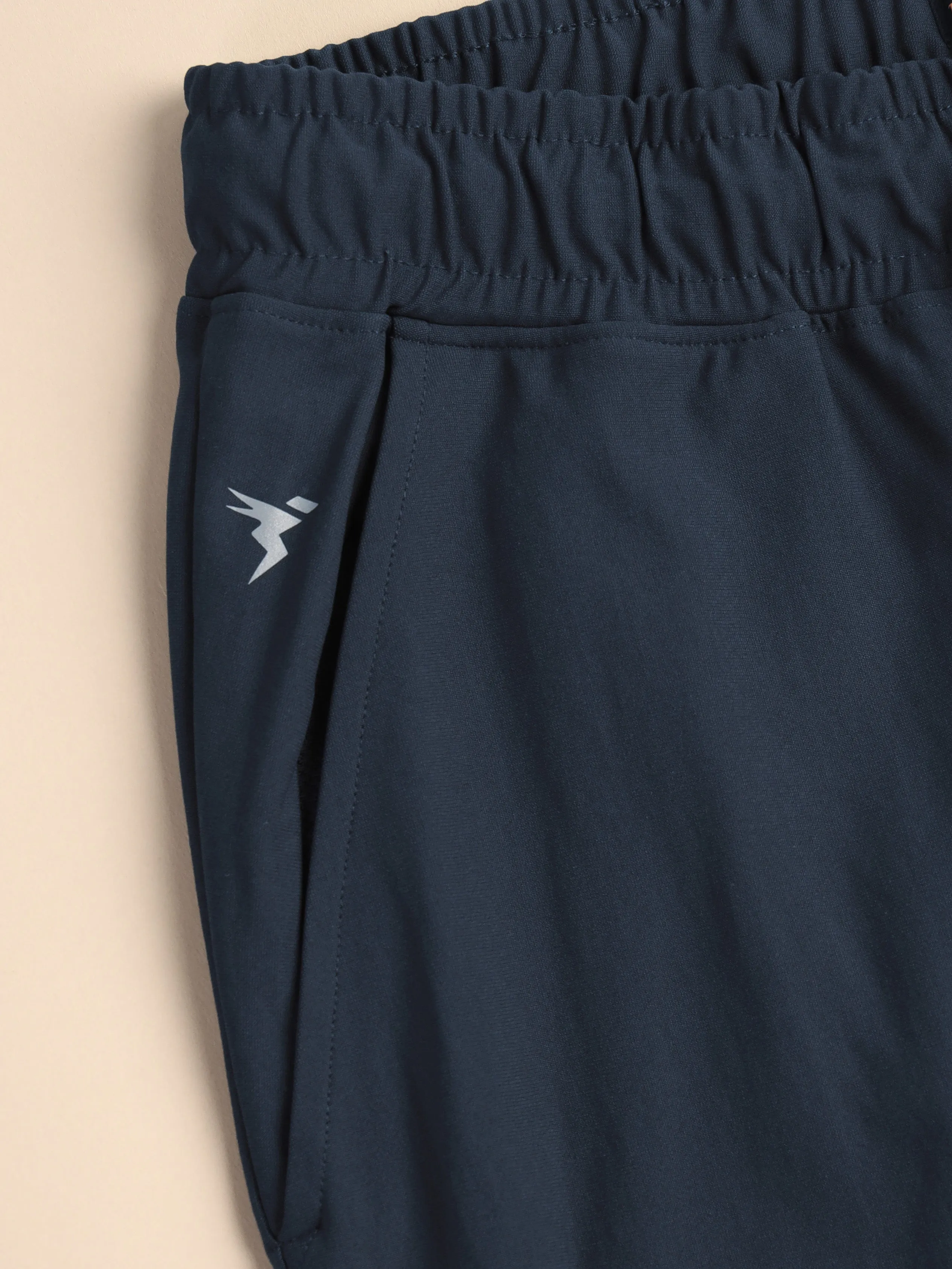 Men Solid Relax Fit Trackpants with DURACOOL 