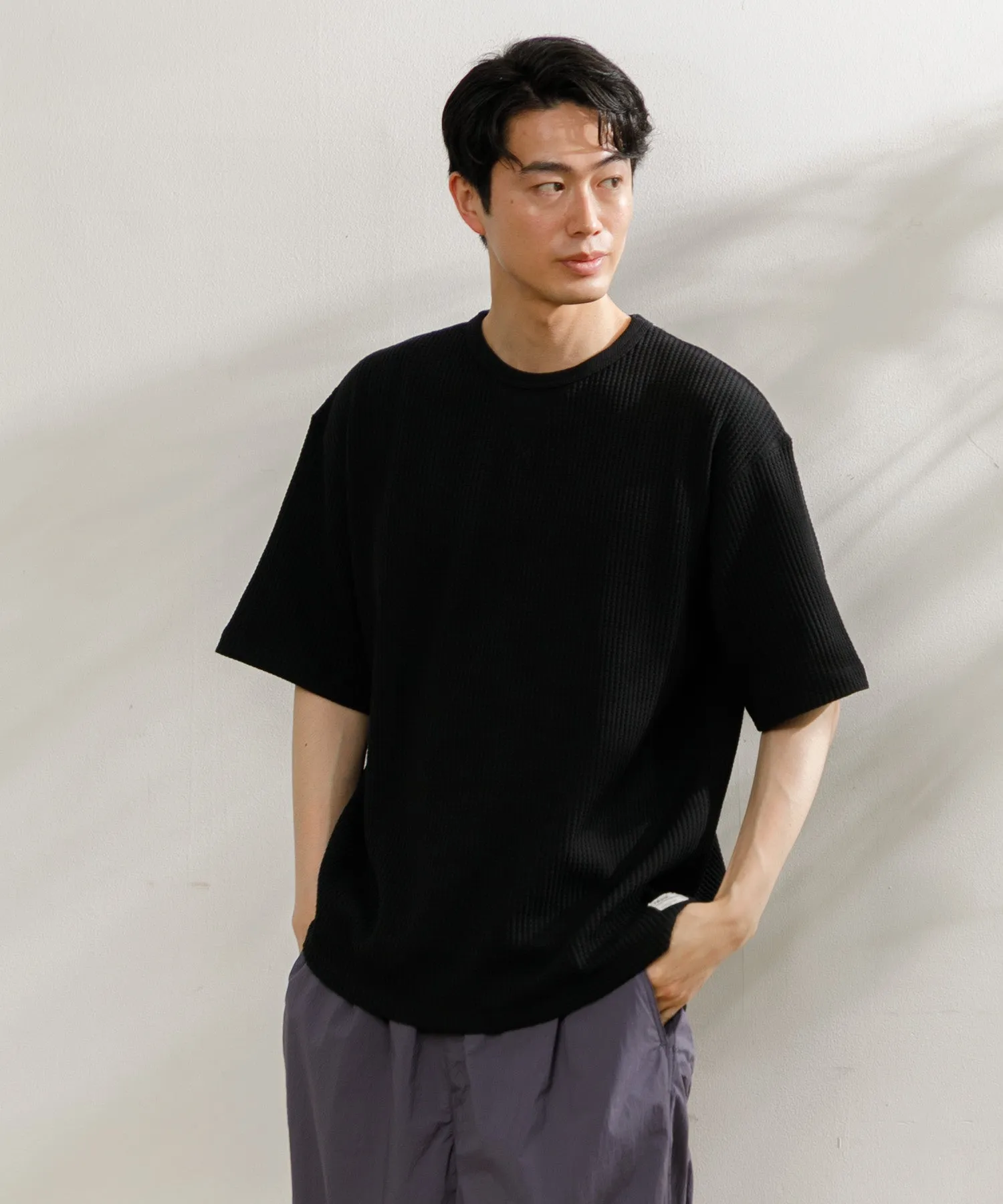 【MEN】NANGA ECO HYBRID WAFFLE LOOSE FIT TEE