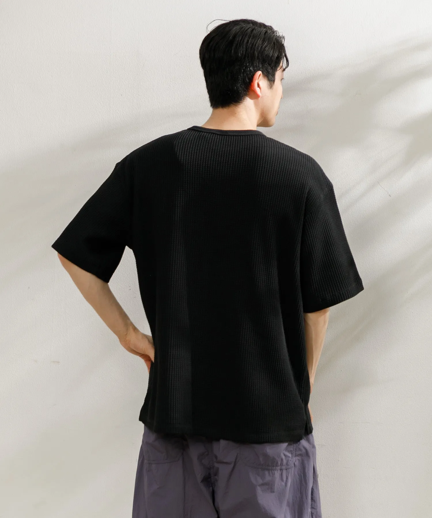 【MEN】NANGA ECO HYBRID WAFFLE LOOSE FIT TEE