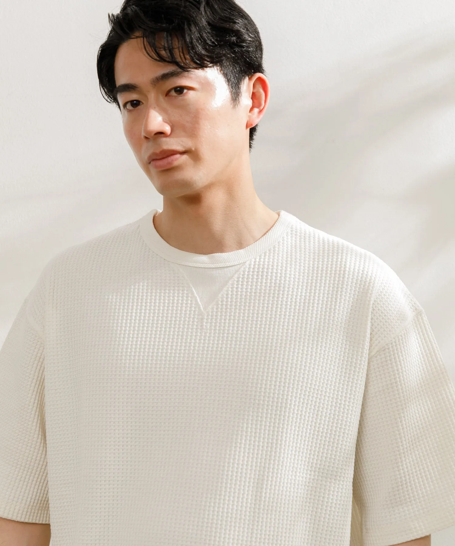 【MEN】NANGA ECO HYBRID WAFFLE LOOSE FIT TEE