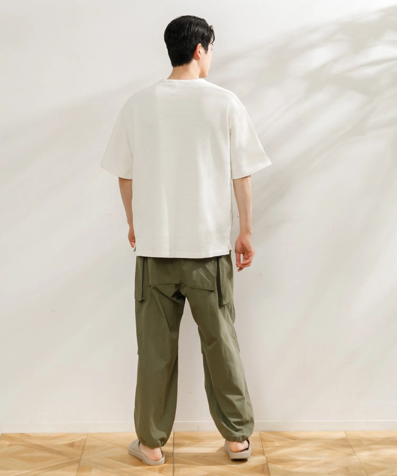 【MEN】NANGA ECO HYBRID WAFFLE LOOSE FIT TEE