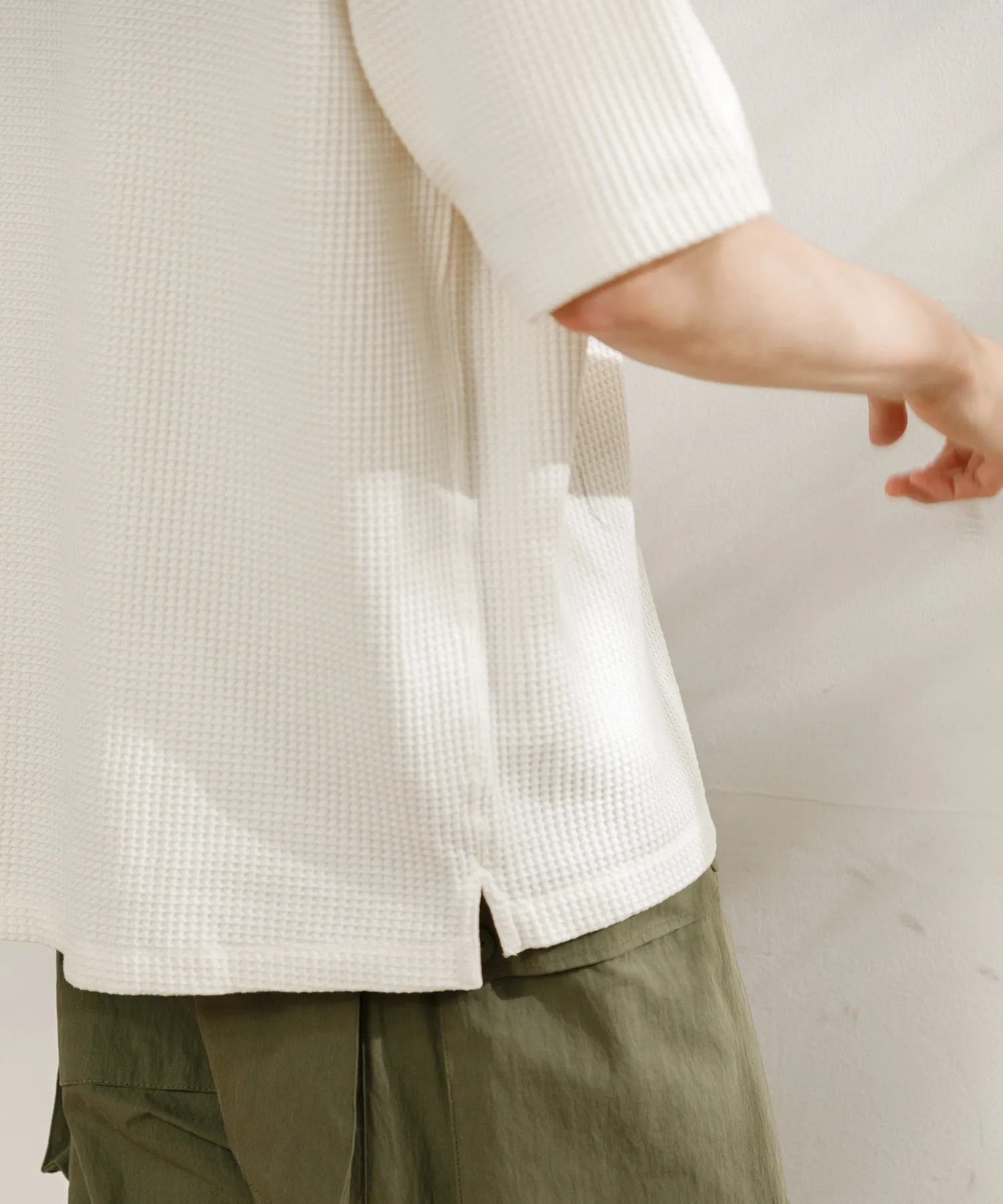 【MEN】NANGA ECO HYBRID WAFFLE LOOSE FIT TEE