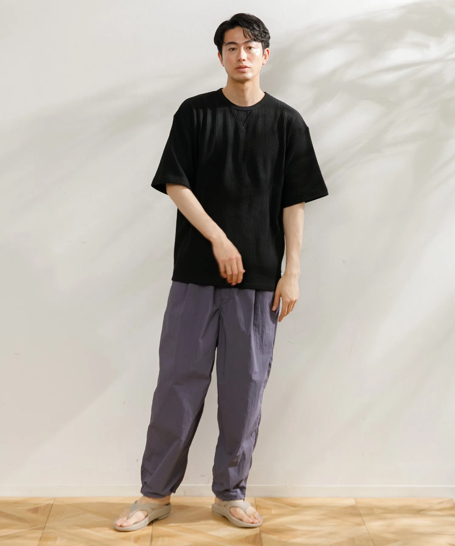 【MEN】NANGA ECO HYBRID WAFFLE LOOSE FIT TEE