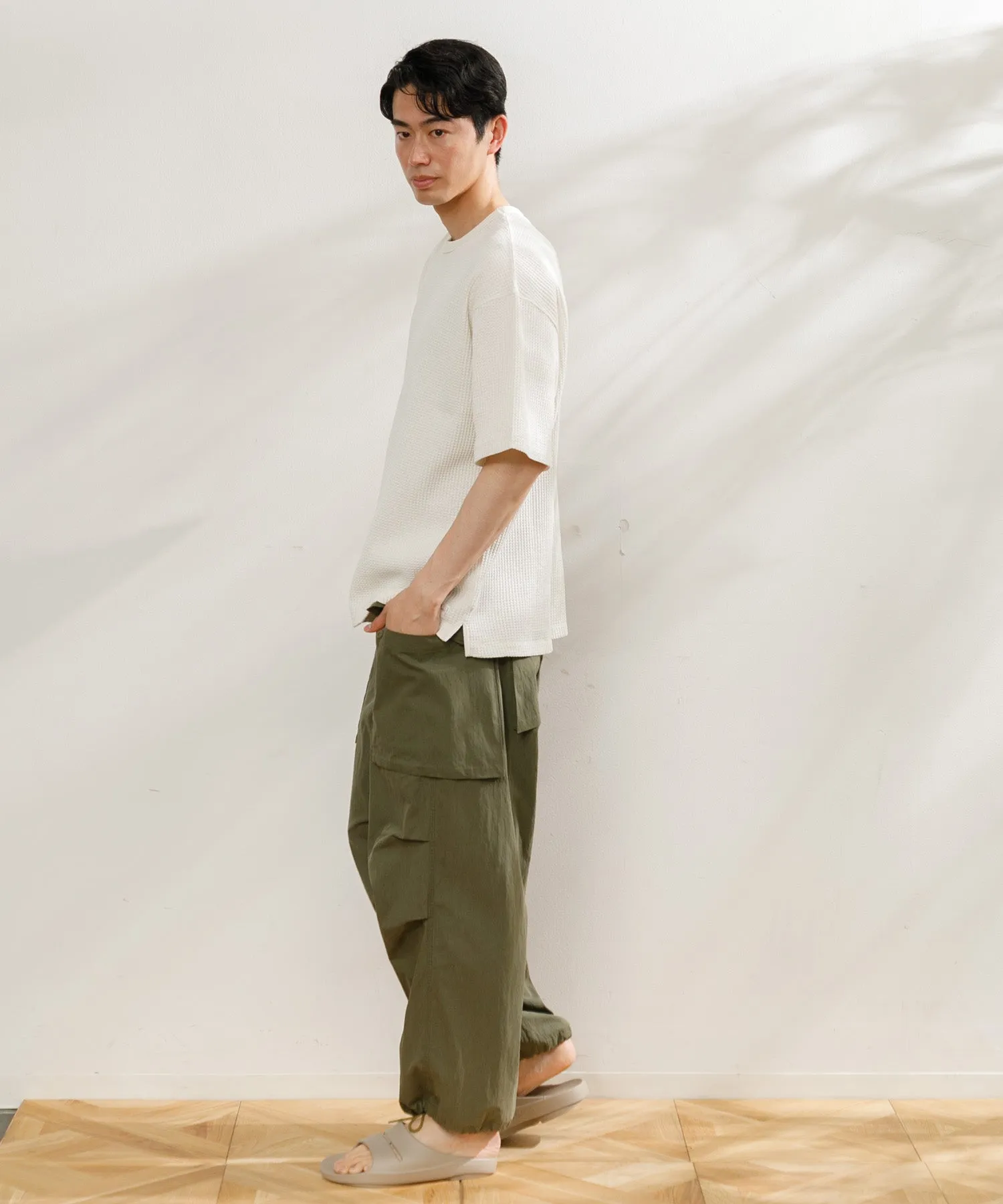 【MEN】NANGA ECO HYBRID WAFFLE LOOSE FIT TEE