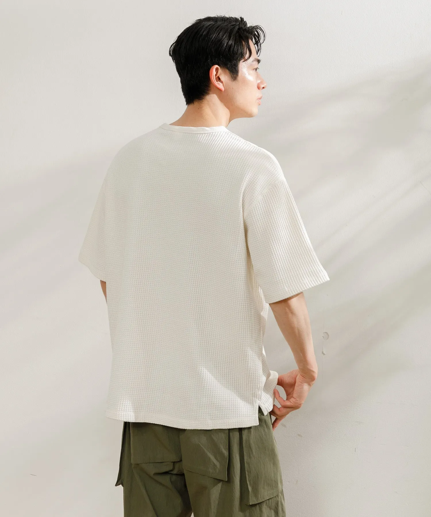 【MEN】NANGA ECO HYBRID WAFFLE LOOSE FIT TEE