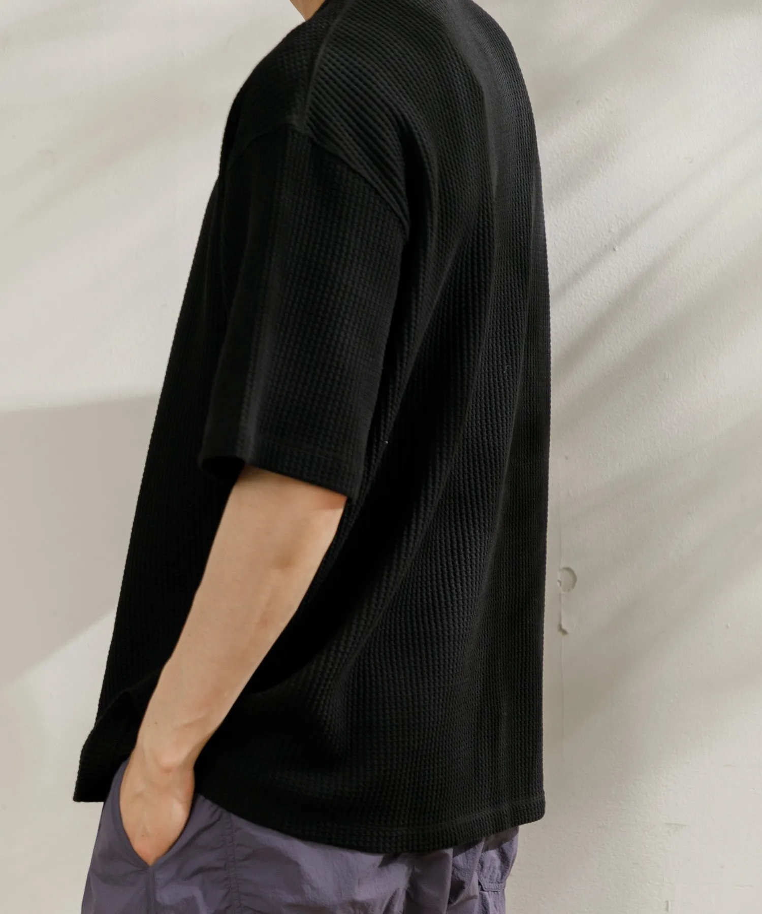【MEN】NANGA ECO HYBRID WAFFLE LOOSE FIT TEE