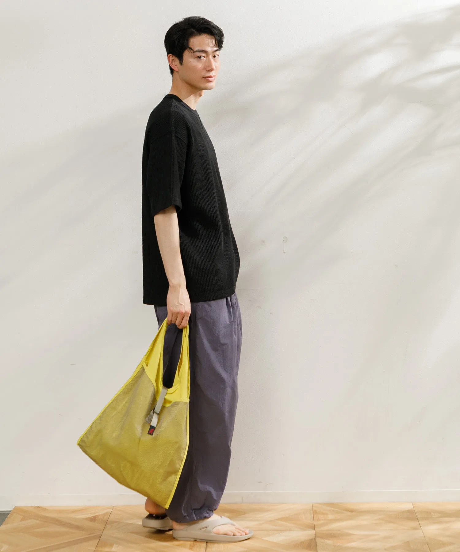 【MEN】NANGA ECO HYBRID WAFFLE LOOSE FIT TEE