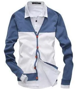 Men's 2 Tone Cardigan