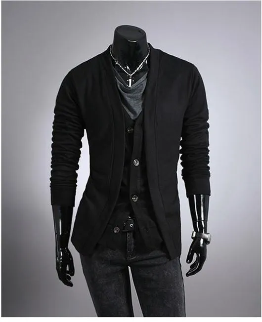 Men's Cardigan With Matching Vest