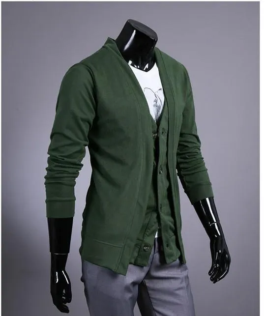 Men's Cardigan With Matching Vest