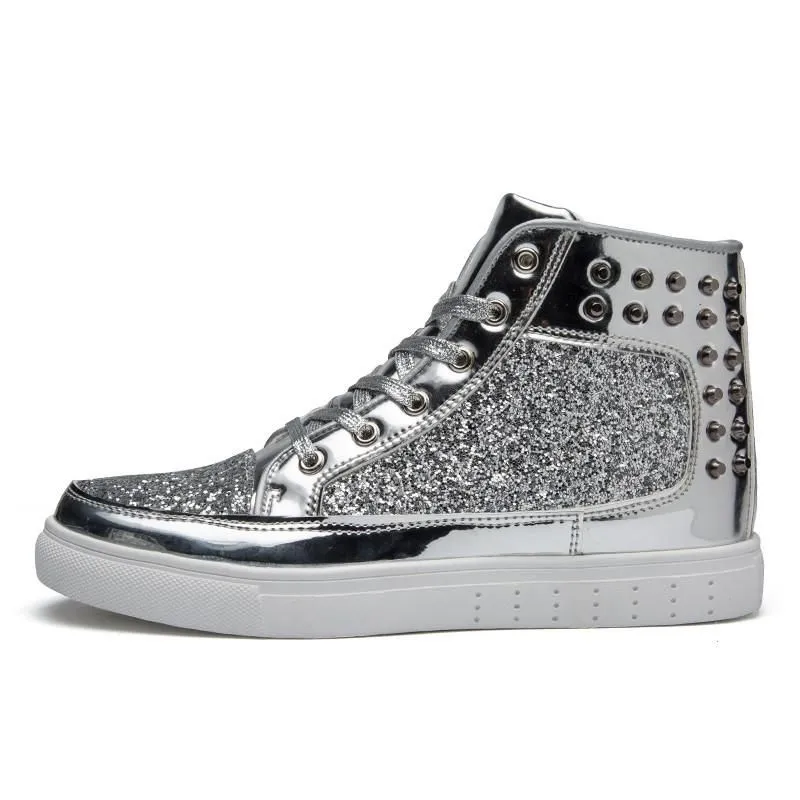 Men's Glossy High Tops