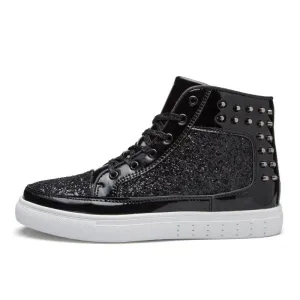 Men's Glossy High Tops