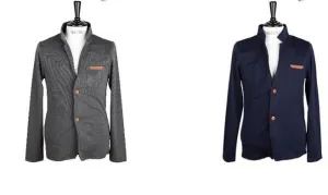 Men's Pocket Decoration Cardigan Fleece