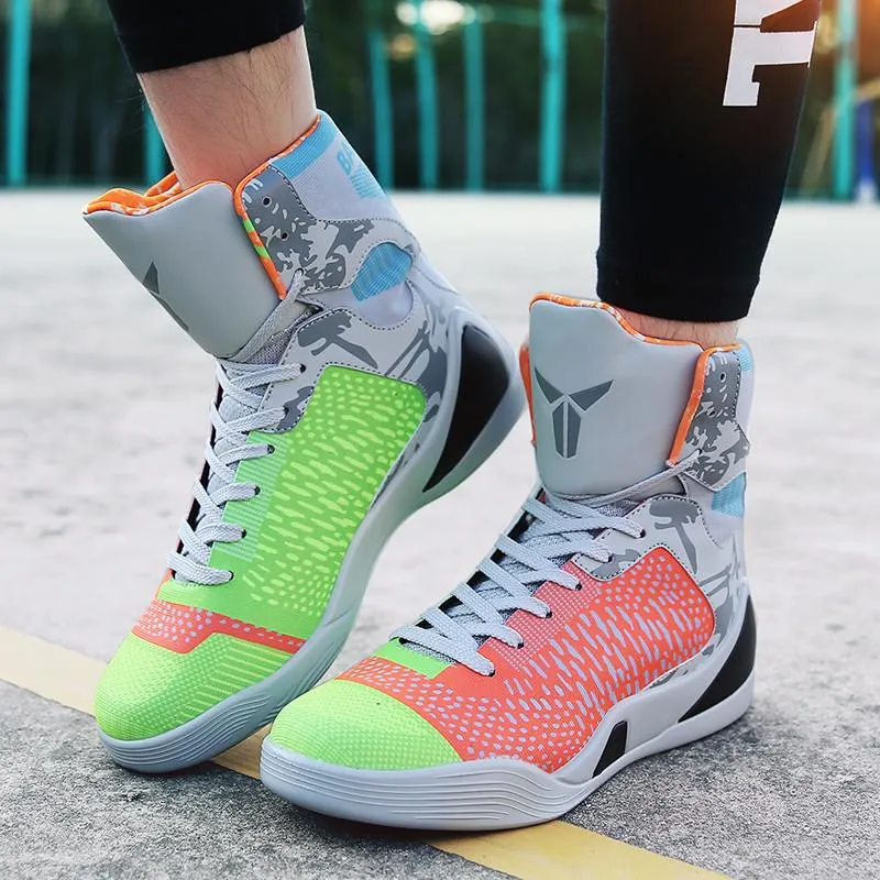 Men's Retro Colored High Tops