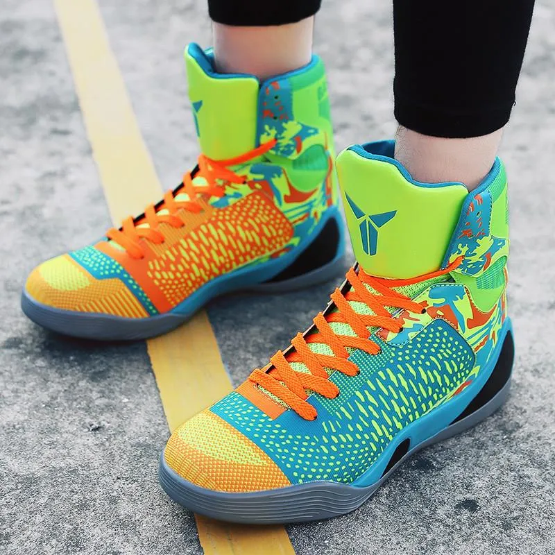 Men's Retro Colored High Tops