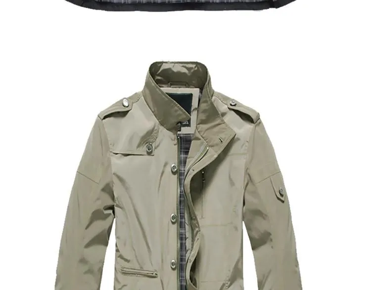 Men's Stand Collar Jacket