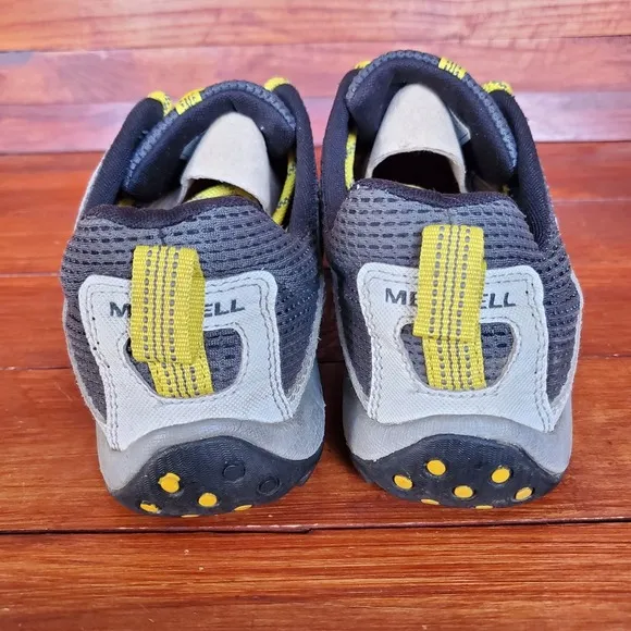 Merrell Hiking Shoes Men 10.5 Gray Ash Empire Yellow Performance J321098C