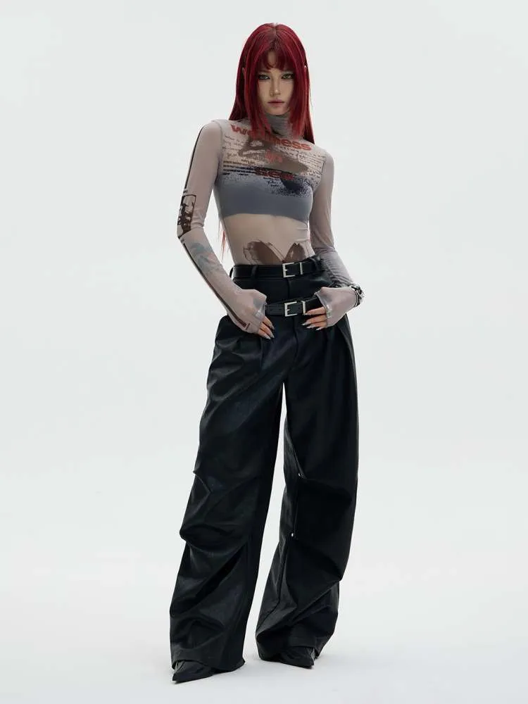 mesh bottoming shirt