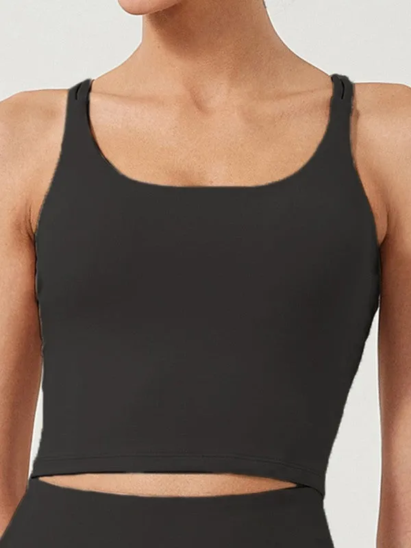 Mesh Interior Padding Sports Bra