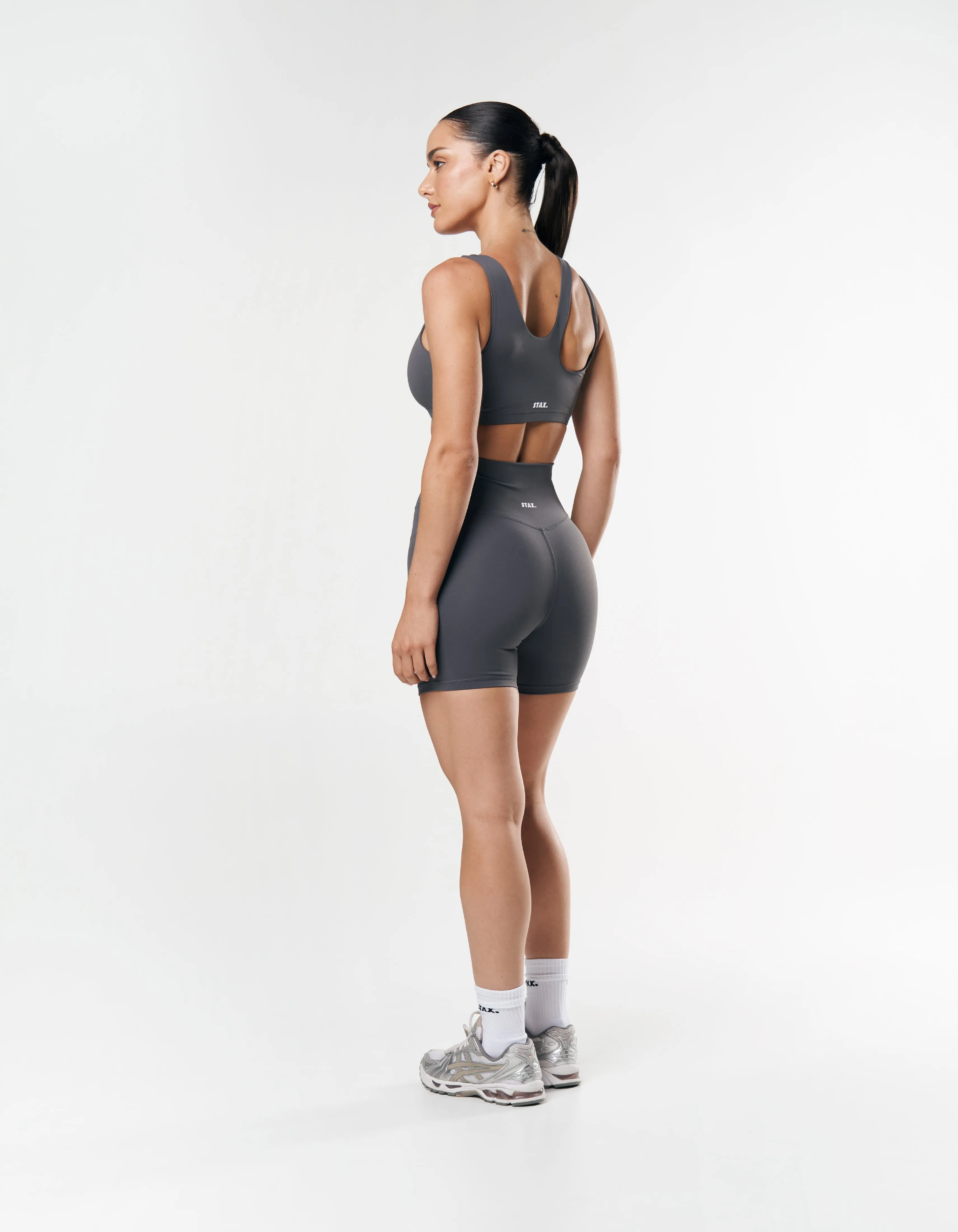 Midi Bike Shorts NANDEX ™ - Charcoal Grey