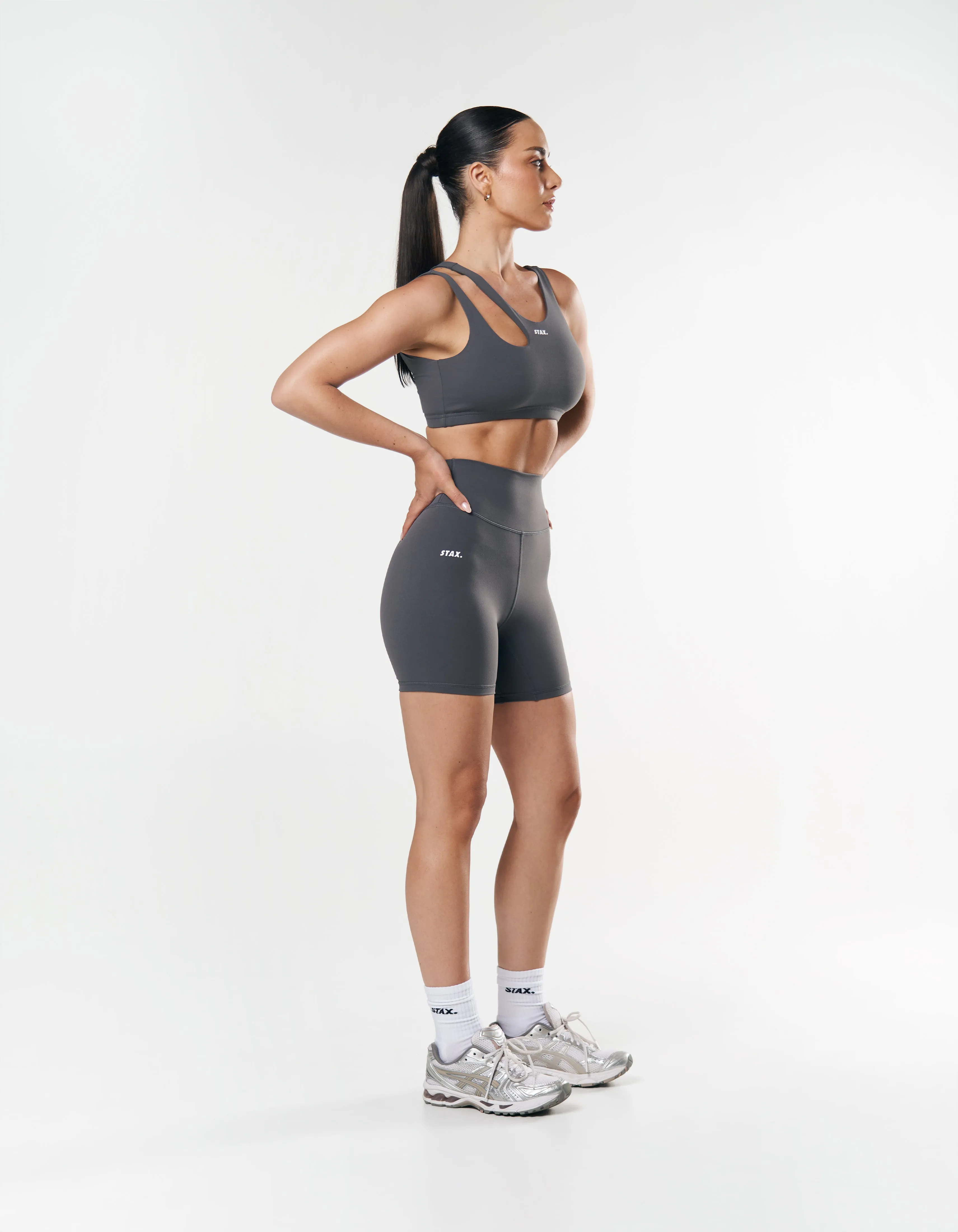 Midi Bike Shorts NANDEX ™ - Charcoal Grey