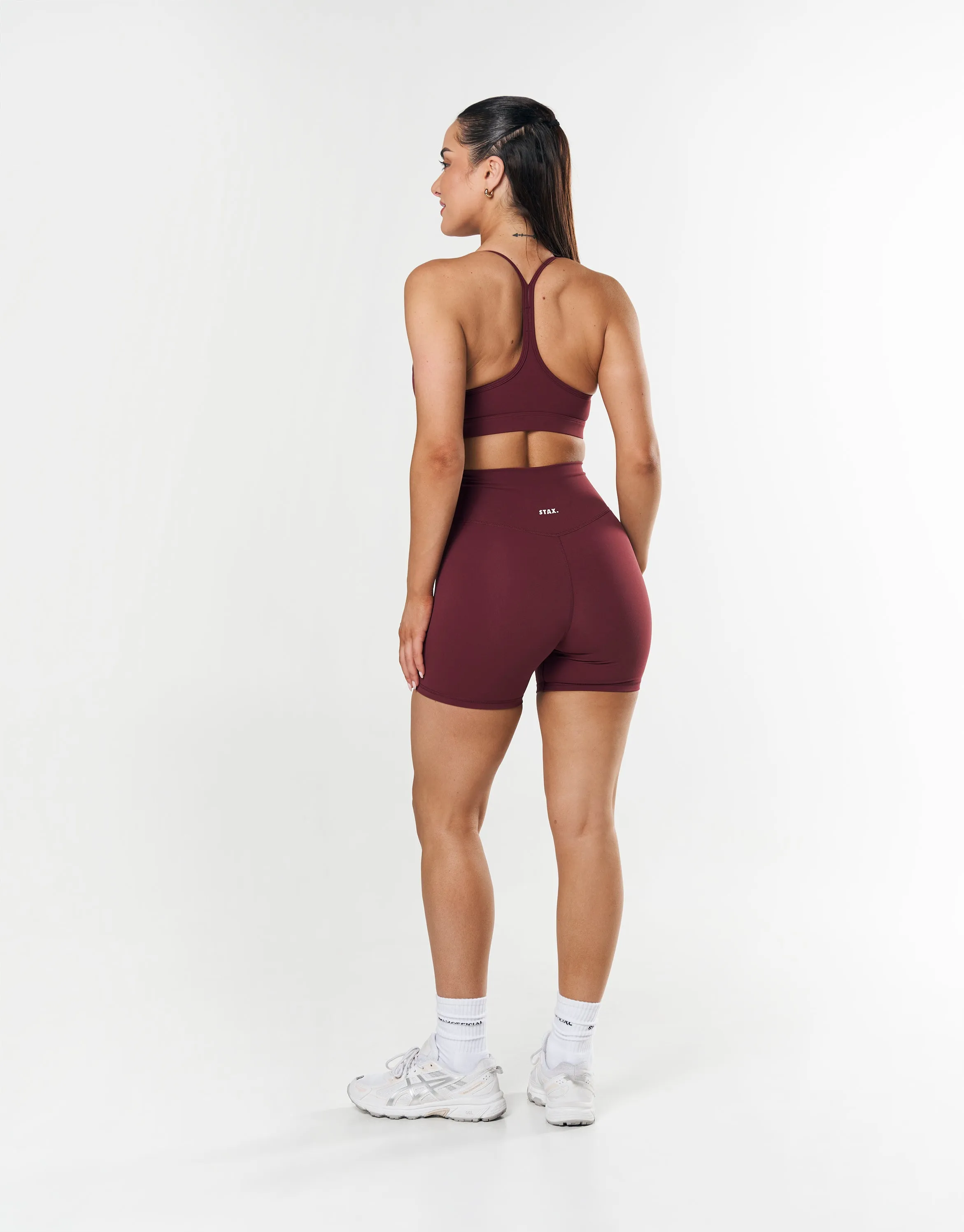 Midi Bike Shorts NANDEX ™ Maple - Burgundy